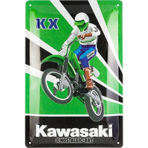 Blechschild Kawasaki KX 1